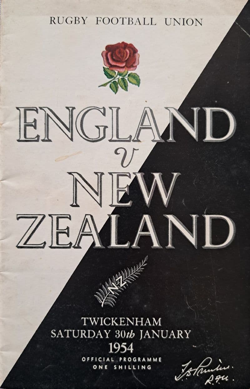 England v New Zealand (1954, Jan 30th)