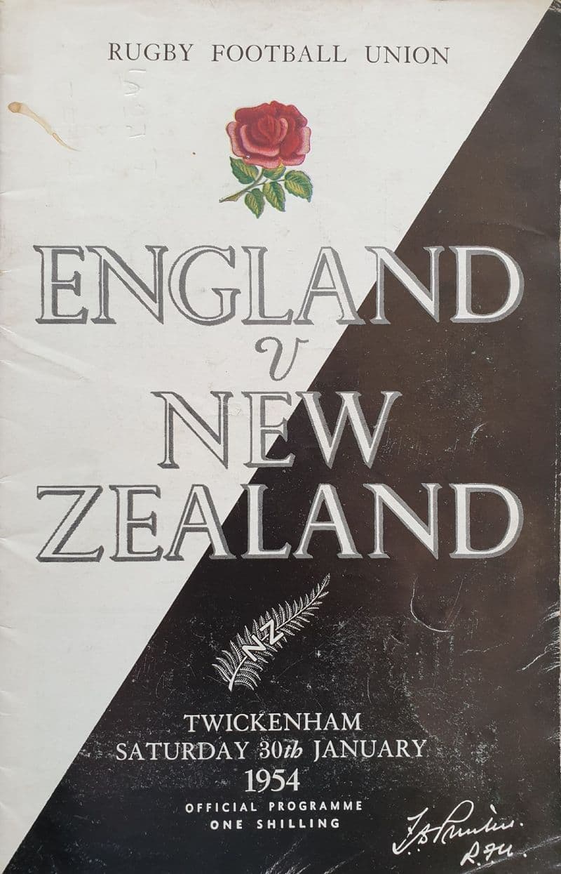 England v New Zealand (1954, Jan 30th)