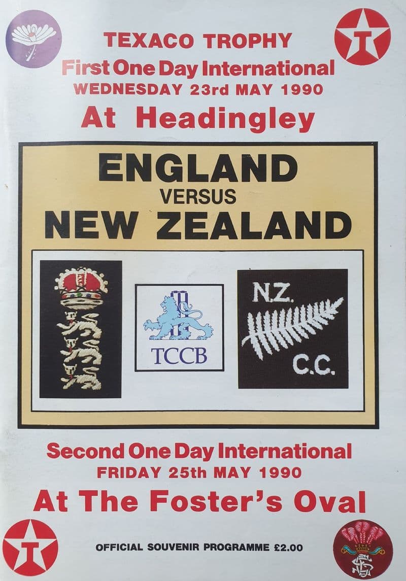 England v New Zealand (1990, May 23rd & 25th)