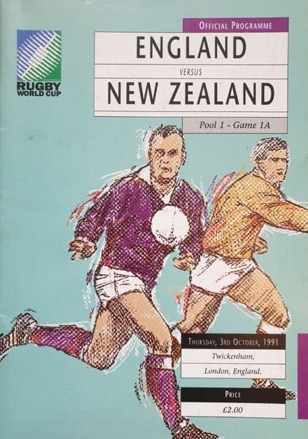 England v New Zealand (1991, Oct 3rd) RWC