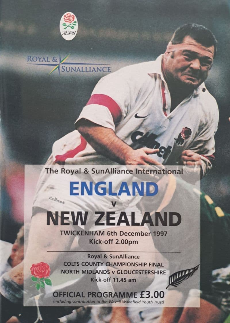 England v New Zealand (1997, Dec 6th)