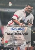 England v New Zealand (1997, Dec 6th) SIGNED