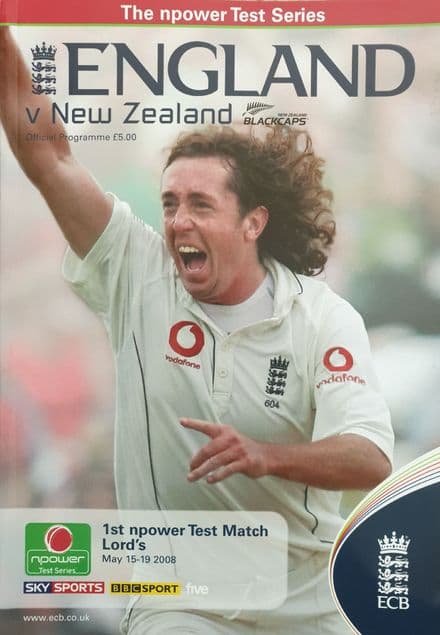 England v New Zealand (2008, May 15th-19th)