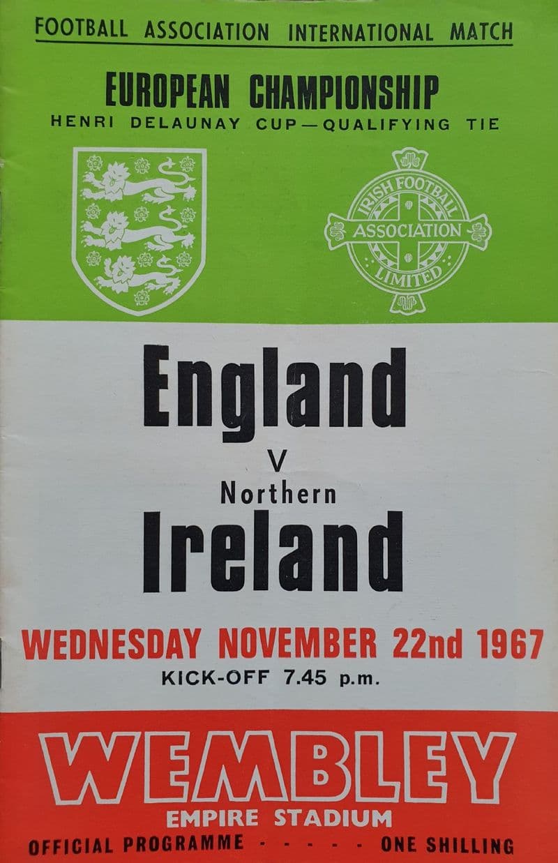 England v Northern Ireland, European Championship (1967, 22nd Nov)