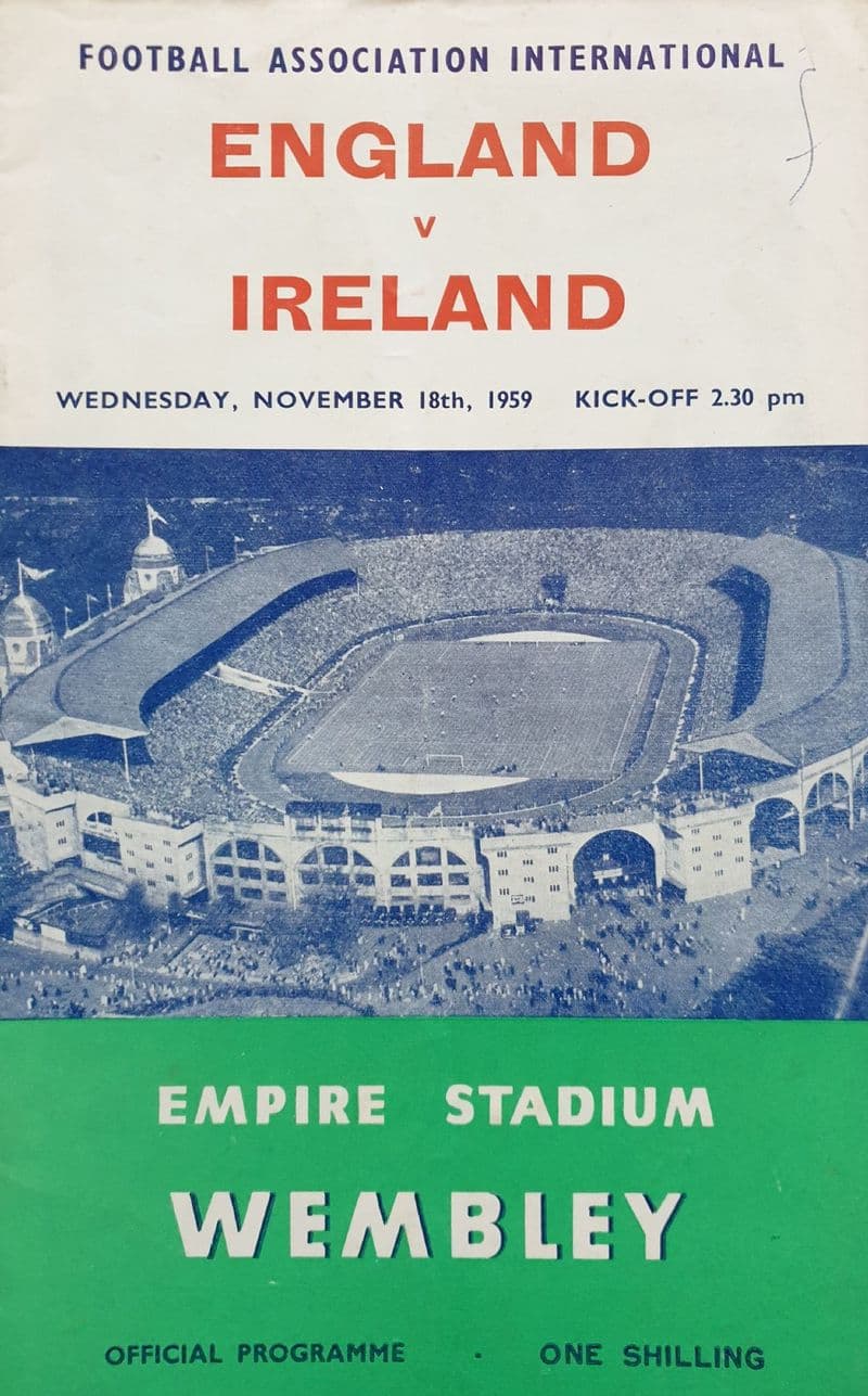 England v Northern Ireland, Home Championship (1959, Nov 18th)