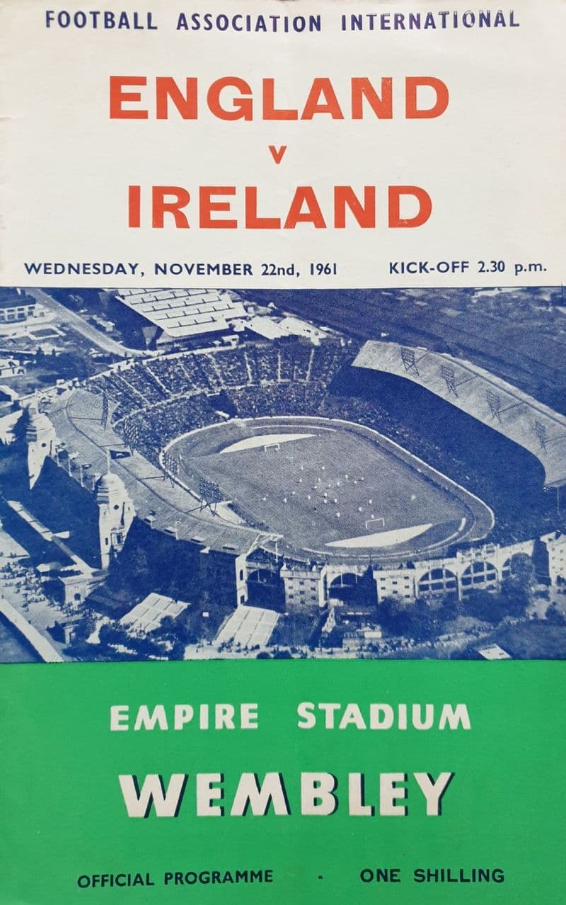 England v Northern Ireland, Home Championship (1961, 22nd Nov)