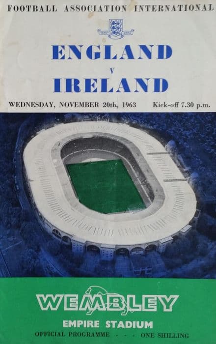 England v Northern Ireland, Home Championship (1963, Nov 20th)