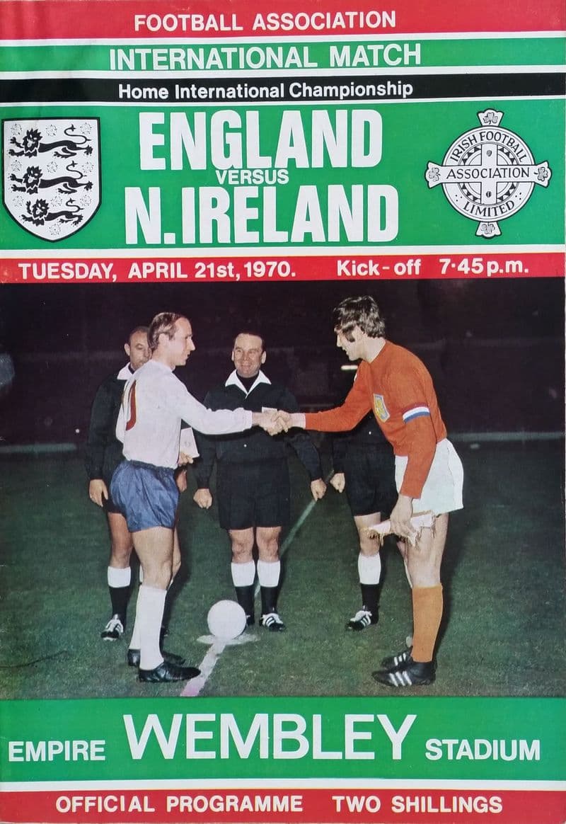 England v Northern Ireland, Home Championship (1970, Apr 21st)