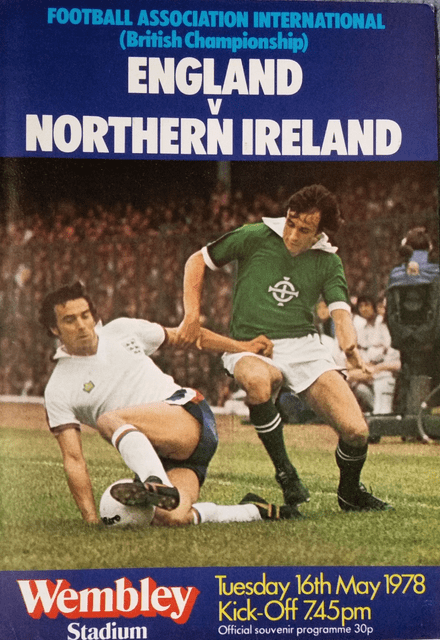 England v Northern Ireland, Home Championship (1978, 16th May)