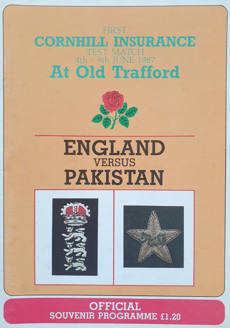 England v Pakistan (1987, Jun 4-9th)