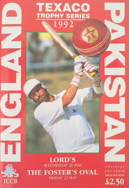 England v Pakistan (1992, May 20th & 22nd)