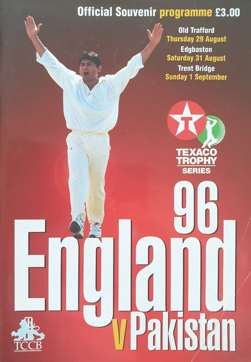 England v Pakistan (1996, Aug 29th & 31st, Sep 1st)