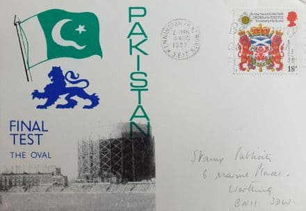 England v Pakistan Final Test Cover (1987, Aug)