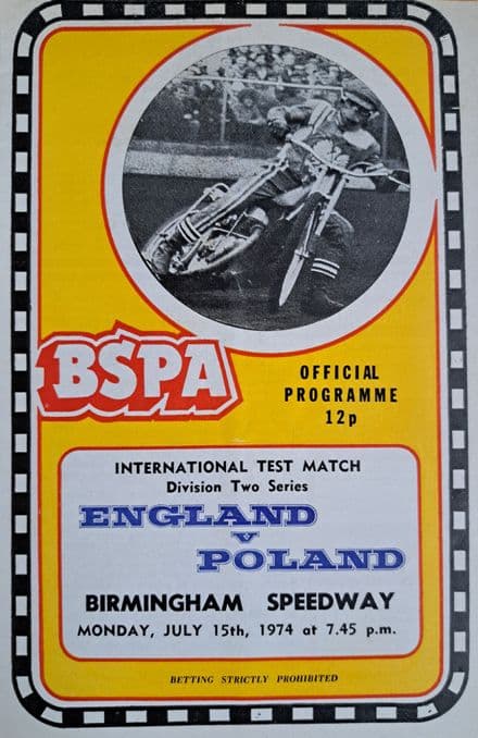 England v Poland (1974, Jul 15th)