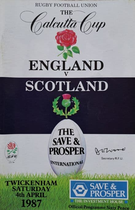 England v Scotland (1987, Apr 4th)