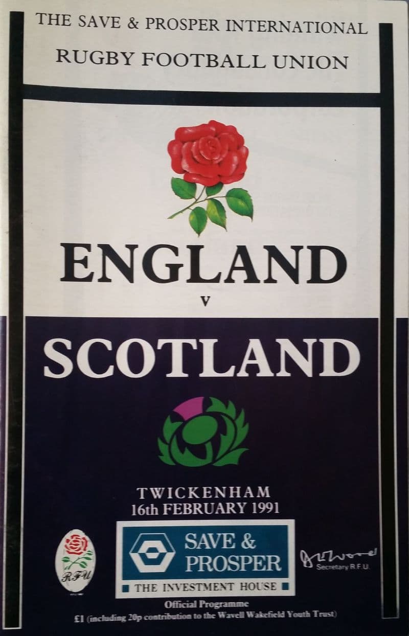 England v Scotland (1991, Feb 16th)