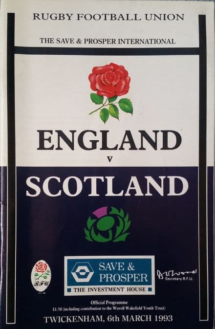 England v Scotland (1993, 6th March)