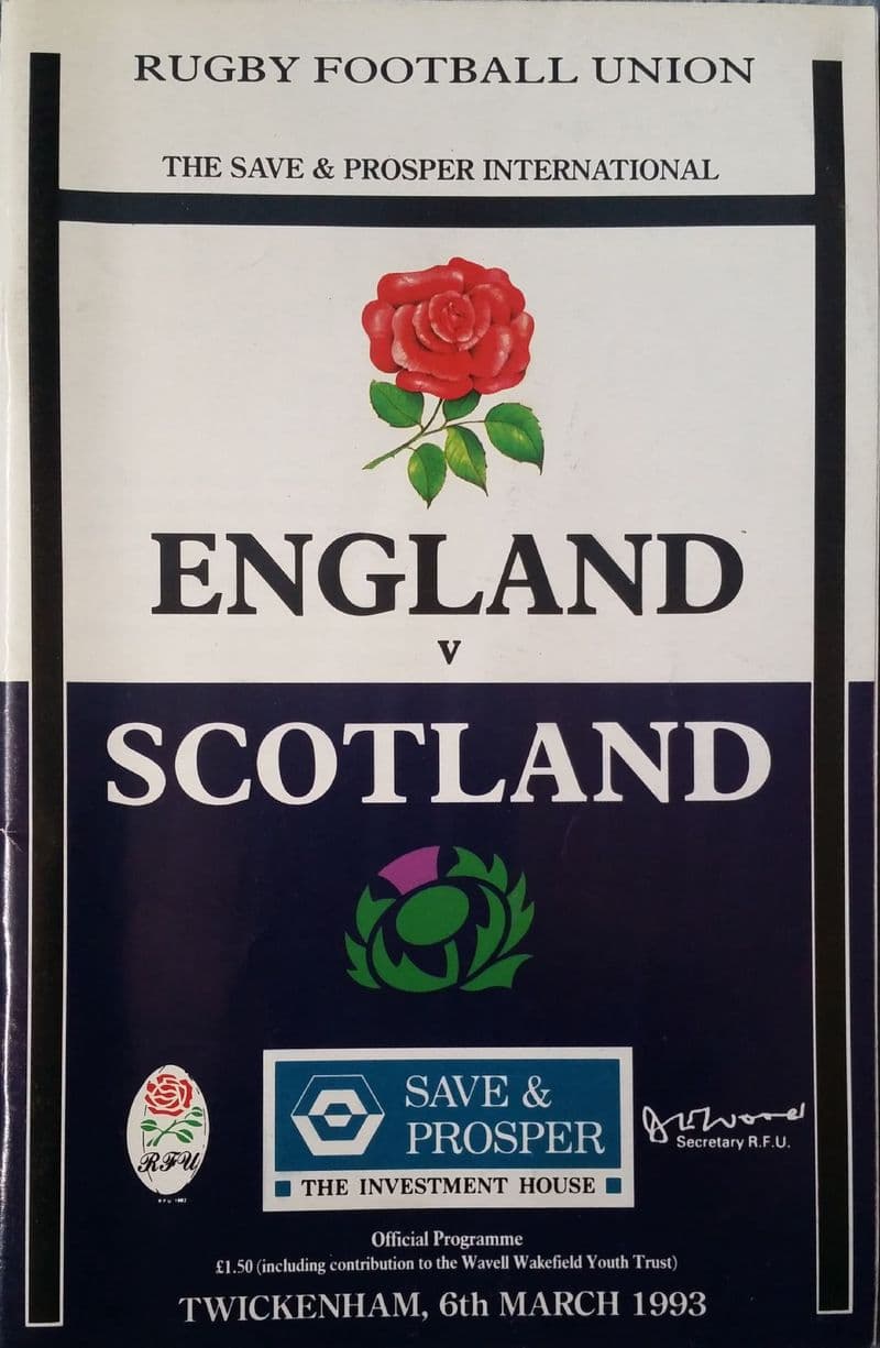 England v Scotland (1993, 6th March)