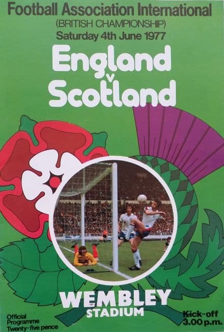England v Scotland, British Home Championships (1977, Jun 4th)