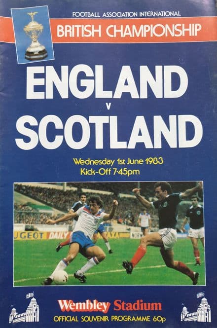 England v Scotland, British Home Championships (1983, Jun 1st)