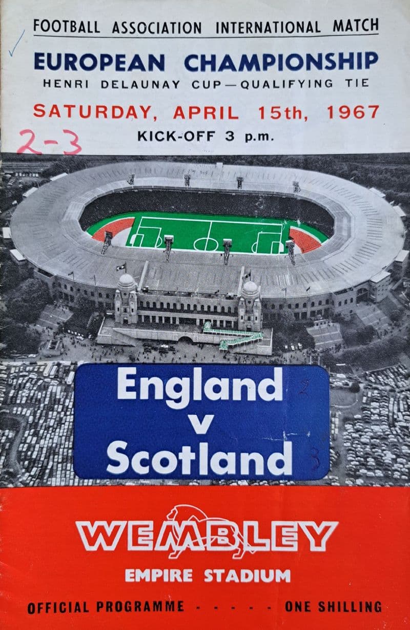 England v Scotland, European Championships (1967, Apr 15th)