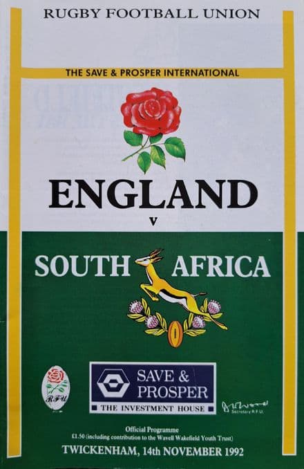 England v South Africa (1992, Nov 14th)
