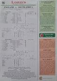 England v South Africa (2003, Jul 31st to Aug 4th) 2nd Test & Scorecards