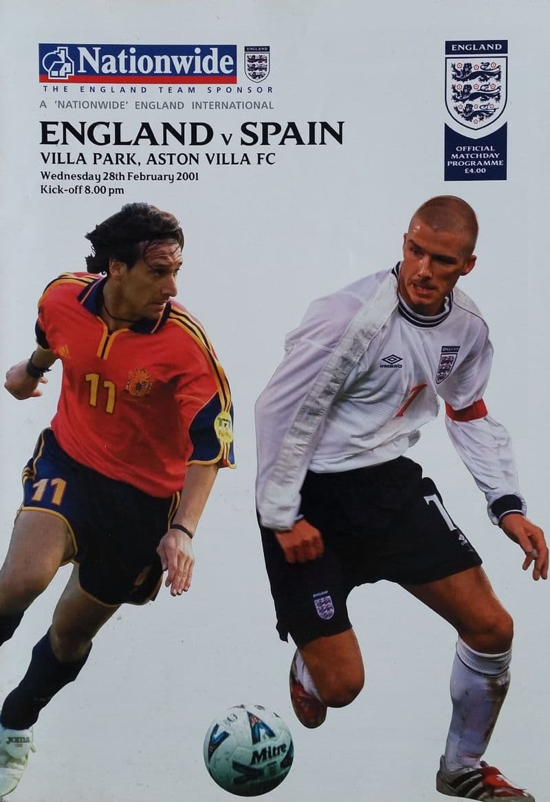 England v Spain, Friendly (2001, Feb 28th)
