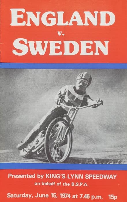 England v Sweden (1974, Jun 15th)