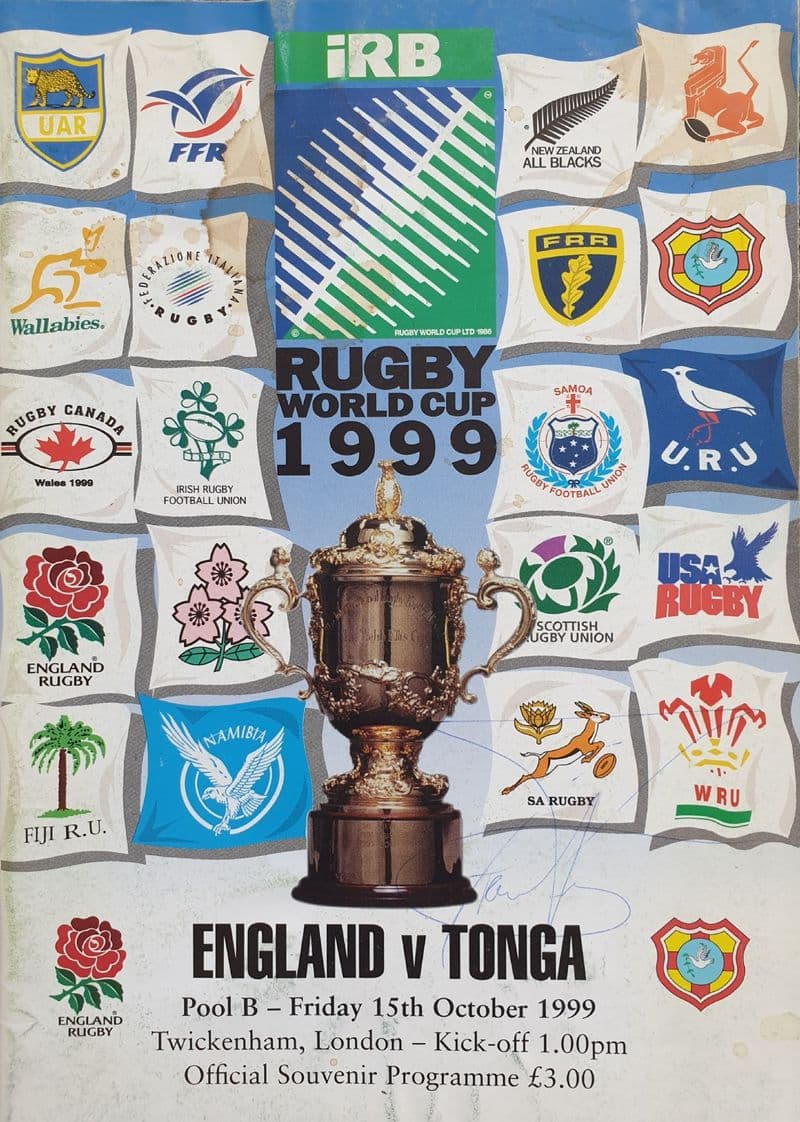 England v Tonga RWC 1999 (Oct 15th)