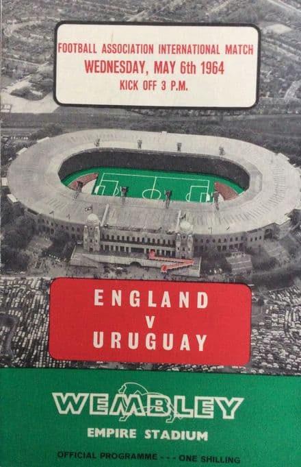 England v Uruguay, Friendly (1964, 6th May)