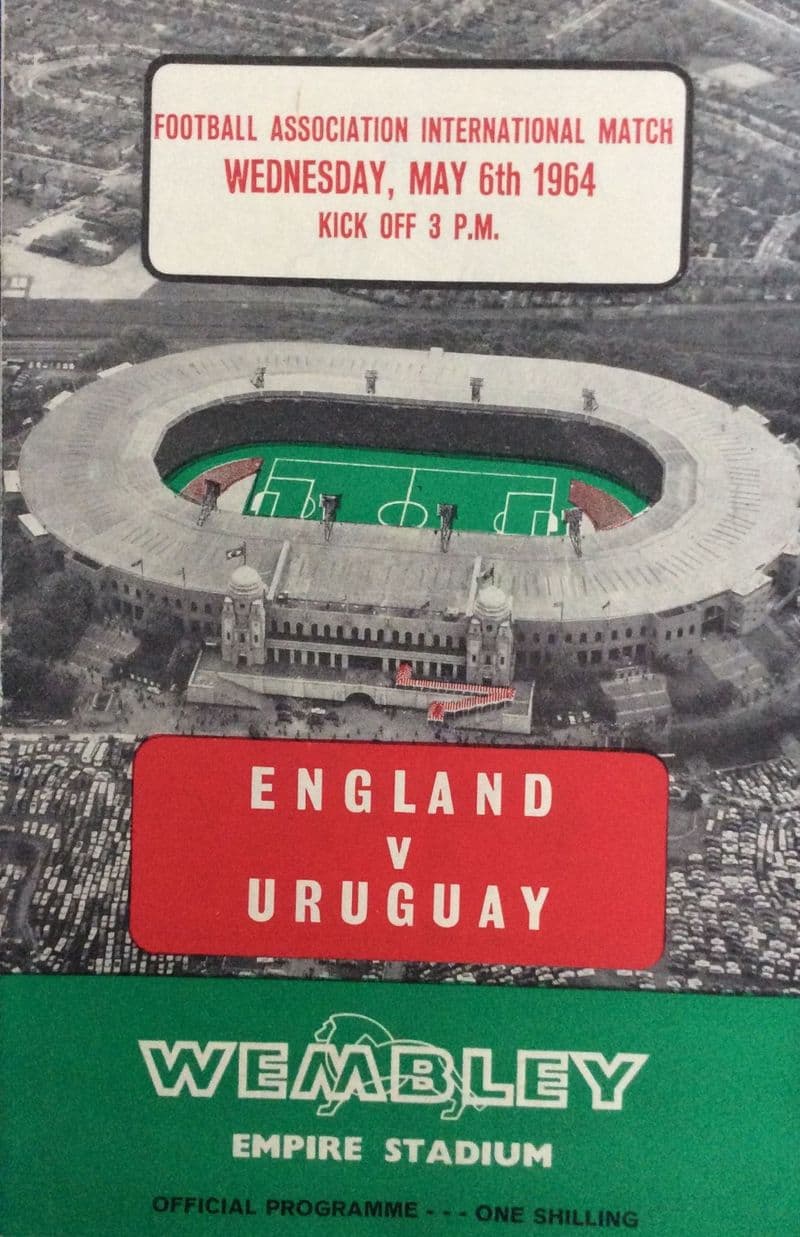 England v Uruguay, Friendly (1964, 6th May)
