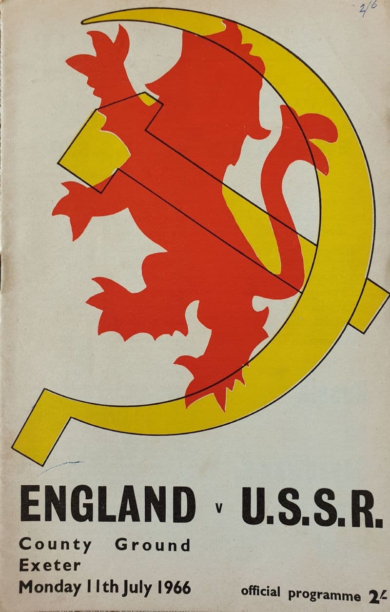 England v USSR (1966, Jul 11th) SIGNED