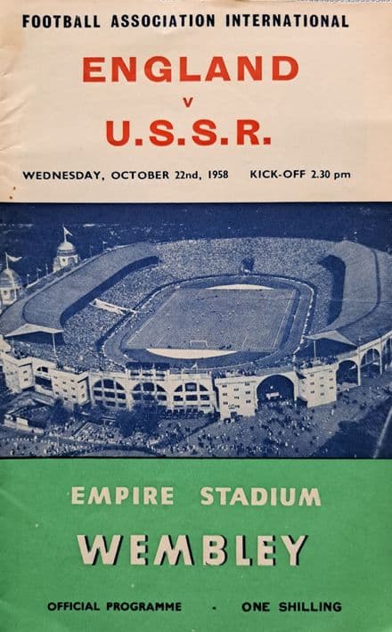 England v USSR, Friendly (1958, Oct 22nd)