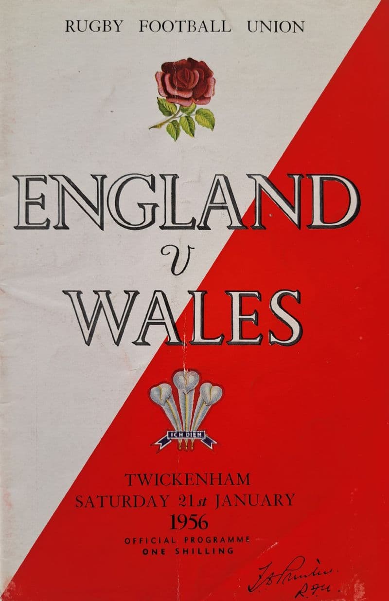 England v Wales (1956, Jan 21st)