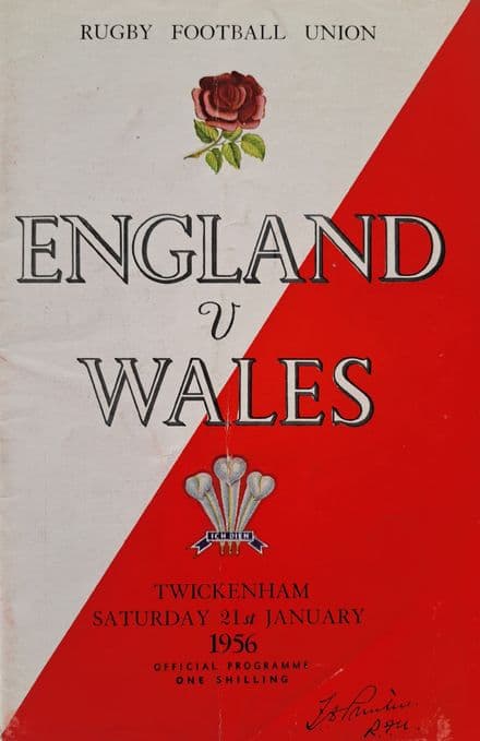 England v Wales (1956, Jan 21st)