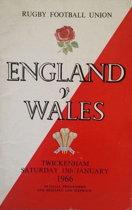 England v Wales (1966, Jan 15th)
