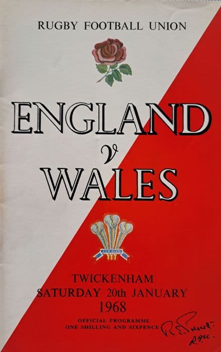 England v Wales (1968, Jan 20th)