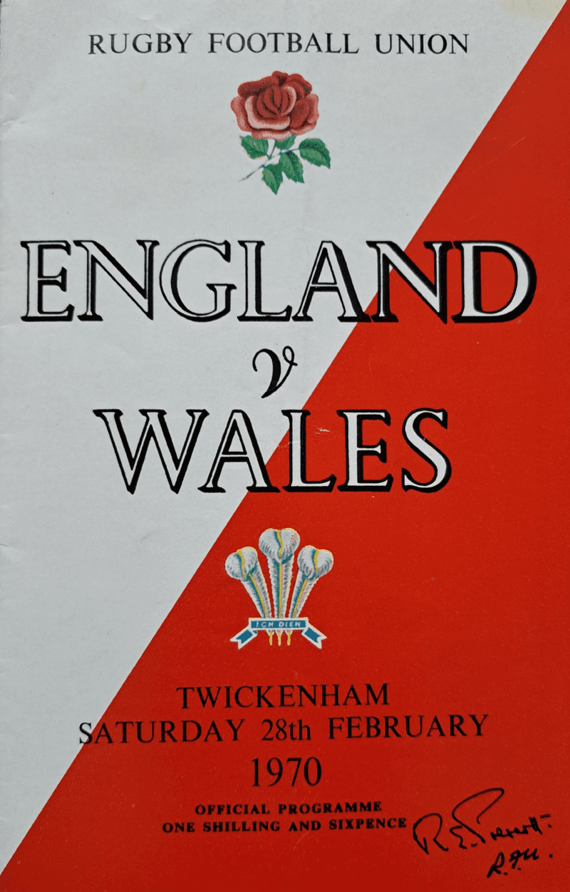 England v Wales (1970, Feb 28th)