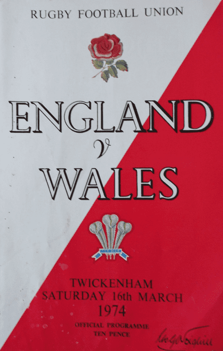 England v Wales (1974, Mar 16th)
