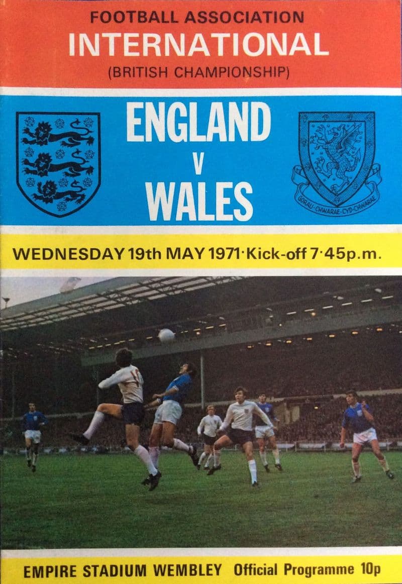 England v Wales, British Home Championships (1971, 19th May)