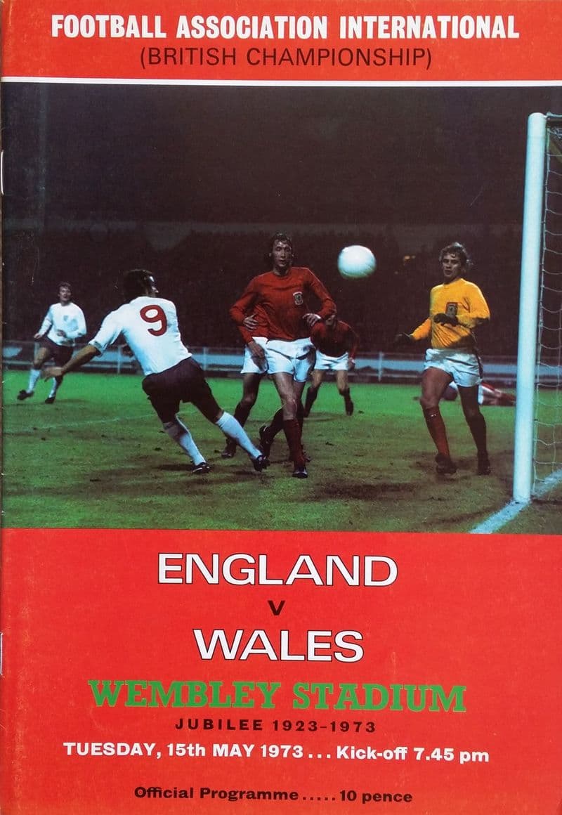 England v Wales, British Home Championships (1973, May 15th)