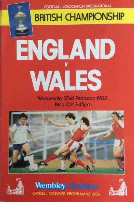 England v Wales, British Home Championships (1983, Feb 23rd)