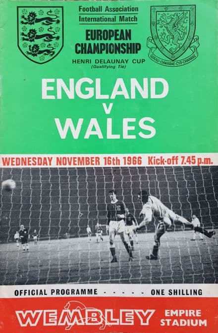 England v Wales, European Championship (1966, 16th Nov)