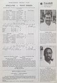 England v West Indies (1991, Jun 20th-24th) 2nd Test & Scorecards