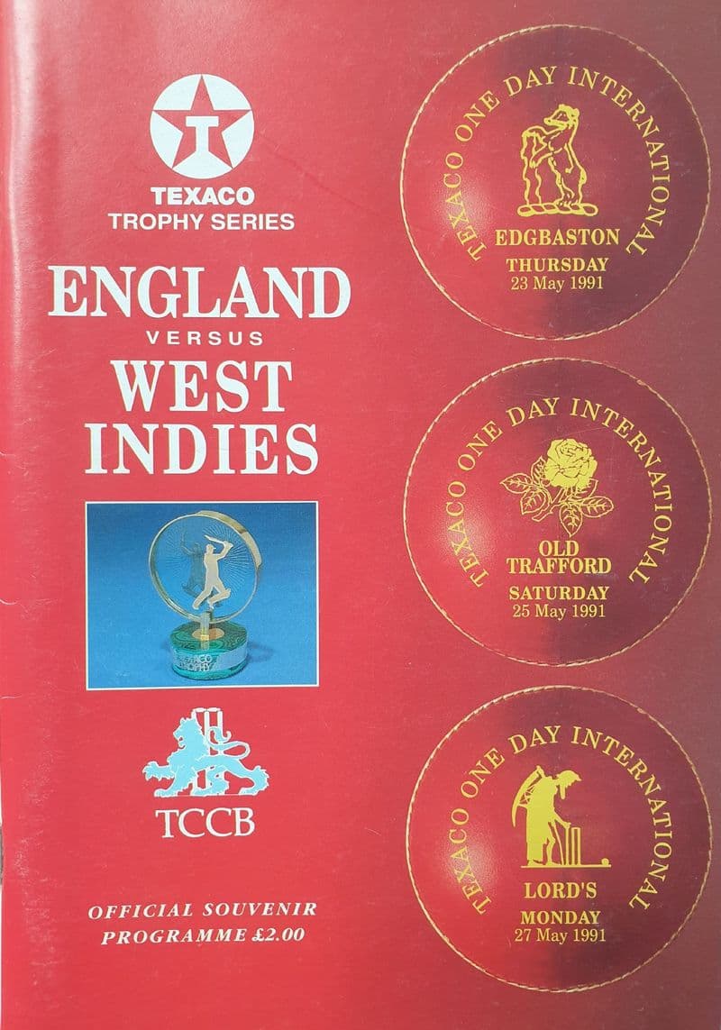 England v West Indies (1991, May 23rd, 25th & 27th)