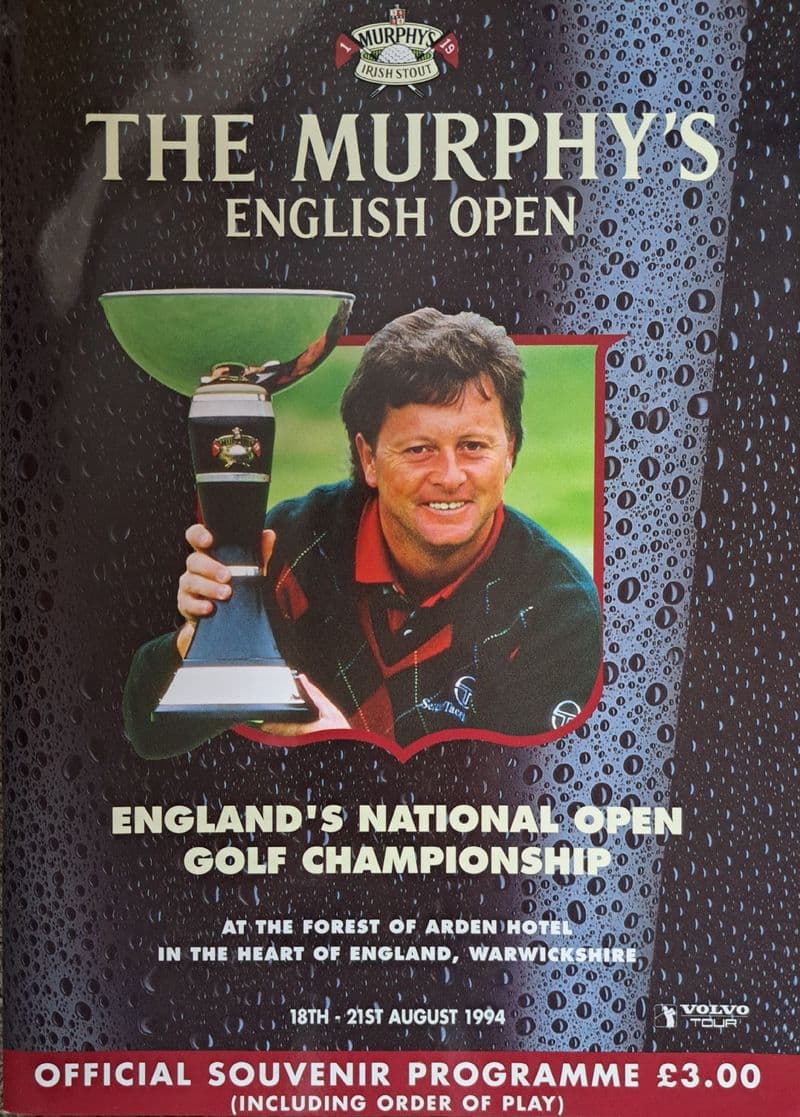 English Open Programme 1994 (Forest of Arden) SIGNED