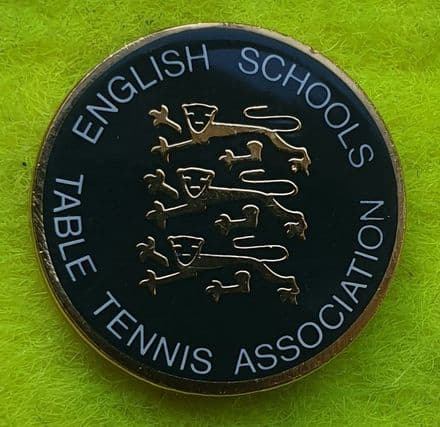English Schools Table Tennis Association Enamel Pin Badge