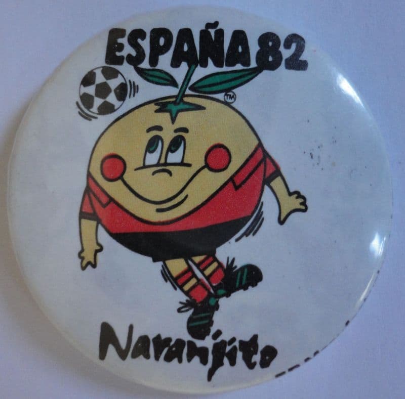 Espana 82 Mascot Pin Badge