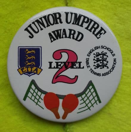 ETTA Junior Umpire Award Level 2 Badge